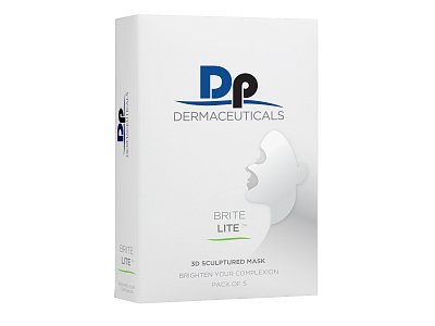 Pleťová maska BRITE LITE 3D SCULPTURED MASK / balení 5 ks - Dp Dermaceuticals